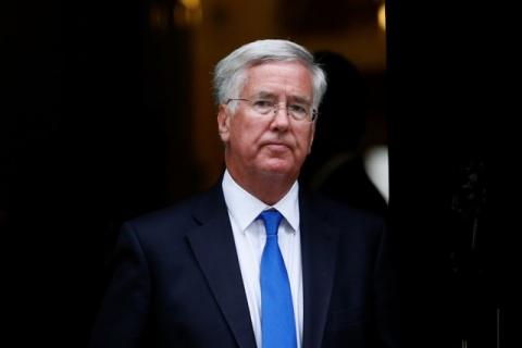 Britain's Secretary of State for Defence Michael Fallon leaves after attending a cabinet meeting at Number 10 Downing Street in London, Britain, September 8, 2015. PHOTO BY REUTERS/Stefan Wermuth