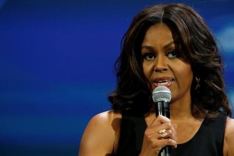 U.S. First Lady Michelle Obama and television presenter Oprah Winfrey (not pictured) participate in the White House's "United State of Women" summit in Washington, U.S., June 14, 2016. PHOTO BY REUTERS/Jonathan Ernst