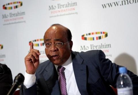 Sudanese-born telecommunications entrepreneur Mo Ibrahim, file. PHOTO BY REUTERS/Irada Humbatova