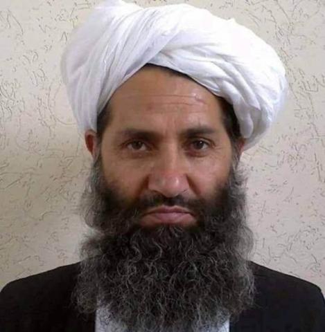 Taliban leader Mullah Haibatullah Akhundzada in an undated photo. PHOTO BY REUTERS/Social Media