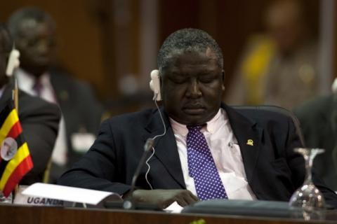 Uganda's Foreign Affairs Minister Oryem Okello attends the plenary session of the Africa-South America Summit in Margarita Island, September 27, 2009. PHOTO BY REUTERS/Carlos Garcia Rawlins