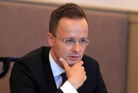 Hungarian Foreign Minister Peter Szijjarto attends an interview with Reuters in Budapest, Hungary, September 12, 2017. PHOTO BY REUTERS/Bernadett Szabo