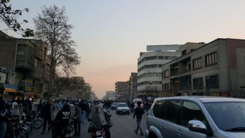 People protest in Tehran, Iran December 30, 2017 in in this picture obtained from social media. PHOTO BY REUTERS