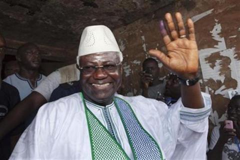 Sierra Leone's incumbent President Ernest Bal Koroma