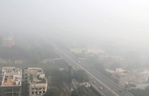 A general view of New Delhi during heavy smog, November 10, 2017. PHOTO BY REUTERS/Cathal McNaughton