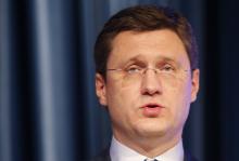 Russian Energy Minister Alexander Novak delivers a speech during a meeting with members of the ministry in Moscow, October 31, 2014. PHOTO BY REUTERS/Tatyana Makeyeva