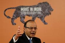 Indian Finance Minister Arun Jaitley speaks at an "Invest in India" forum in Beijing, China, June 24, 2016. PHOTO BY REUTERS/Kim Kyung-Hoon