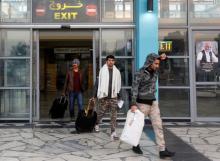 Afghans, whose asylum applications have been rejected, arrive from Germany in Kabul airport, Afghanistan, December 15, 2016. PHOTO BY REUTERS/Omar Sobhani