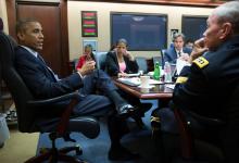 President Barack Obama meets with the National Security Council in the Situation Room of the White House in Washington