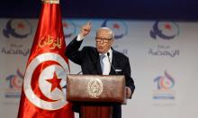 Tunisian President Beji Caid Essebsi speaks during the congress of the Ennahda Movement in Tunis, Tunisia, May 20, 2016. PHOTO BY REUTERS/Zoubeir Souissi
