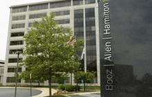 The Booz Allen Hamilton Holding Corp office building is seen in McLean, Virginia, U.S., June 11, 2013. PHOTO BY REUTERS/Kevin Lamarque