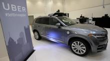 Uber's Volvo XC90 self driving car is shown during a demonstration of self-driving automotive technology in Pittsburgh, Pennsylvania, U.S., September 13, 2016. PHOTO BY REUTERS/Aaron Josefczyk