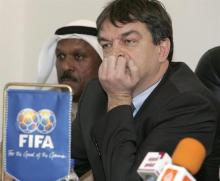 Jerome Champagne attends a meeting with Kuwaiti Clubs in Kuwait
