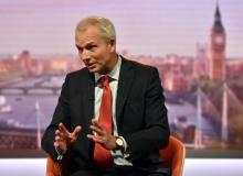 Britain's Justice Secretary, David Lidington, speaks on the BBC's The Andrew Marr Show in London, Britain, July 9, 2017. PHOTO BY REUTERS/Jeff Overs/BBC