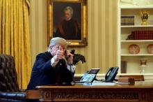 U.S. President Donald Trump in Washington, U.S., January 29, 2017. PHOTO BY REUTERS/Jonathan Ernst