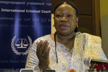 ICC Prosecutor Fatou Bensouda. Bensouda and Sudan's ambassador to the United Nations exchanged verbal barbs on Thursday during a Security Council meeting on Darfur. 