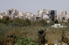 A general view shows damaged buildings in the Waer district in the central Syrian city of Homs, Syria, September 19, 2016. PHOTO BY REUTERS/Omar Sanadiki
