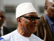 Mali's President Ibrahim Boubacar Keita in Abuja, Nigeria, December 16, 2017. PHOTO BY REUTERS/Afolabi Sotunde