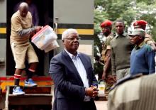 Former Zimbabwe finance minister Ignatius Chombo arrives at court to face corruption charges, in Harare, Zimbabwe, November 27, 2017. PHOTO BY REUTERS/Philimon Bulawayo