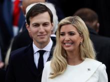 Ivanka Trump and husband Jared Kushner arrive at inauguration ceremonies swearing in Donald Trump as the 45th president of the United States on the West front of the U.S. Capitol in Washington, U.S., January 20, 2017. PHOTO BY REUTERS/Carlos Barria