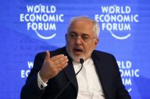 Javad Zarif, Minister of Foreign Affairs of the Islamic Republic of Iran attends the annual meeting of the World Economic Forum (WEF) in Davos, Switzerland, January 18, 2017. PHOTO BY REUTERS/Ruben Sprich