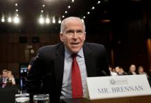 CIA Director John Brennan arrives at the Senate Intelligence Committee hearing on "diverse mission requirements in support of our National Security", in Washington, U.S., June 16, 2016. PHOTO BY REUTERS/Yuri Gripas