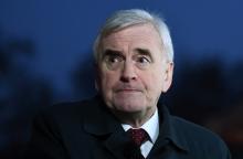 Britain's Shadow Chancellor of the Exchequer John McDonnell speaks to the media, after the British parliament rejected Prime Minister Theresa May's Brexit deal, in London, Britain, January 16, 2019. PHOTO BY REUTERS/Clodagh Kilcoyne