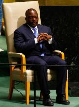Joseph Kabila Kabange, President of the Democratic Republic of the Congo, addresses the 69th United Nations General Assembly at the U.N. headquarters in New York, September 25, 2014. PHOTO BY REUTERS/Lucas Jackson