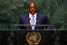 Joseph Kabila Kabange, President of the Democratic Republic of the Congo, addresses the 69th United Nations General Assembly at the U.N. headquarters, New York September 25, 2014. PHOTO BY REUTERS/Lucas Jackson