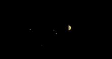 NASA's Juno spacecraft obtained this color view at a distance of 6.8 million miles (10.9 million kilometers) from Jupiter, on June 21, 2016. PHOTO BY REUTERS/NASA
