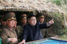 North Korean leader Kim Jong Un. PHOTO BY REUTERS/KCNA