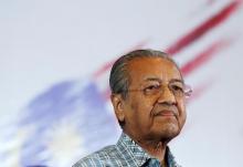 Malaysia's former Prime Minister Mahathir Mohamad attends a meeting of political and civil leaders looking to change the government in Kuala Lumpur, Malaysia, March 27, 2016. PHOTO BY REUTERS/Olivia Harris