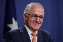 Australian Prime Minister Malcolm Turnbull smiles during a news conference in Sydney, Australia, July 10, 2016. PHOTO BY REUTERS/Paul Miller