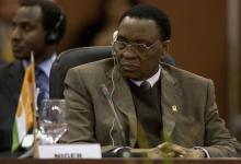Then-President of Niger Mamadou Tandja attends the plenary session of the Africa-South America Summit in Margarita Island