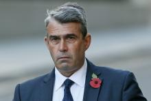Mark Hanna, the former head of security at News International arrives at the Old Bailey courthouse in London
