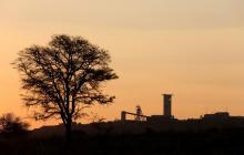 A general shot of Driefontein Gold Mine shaft, located 70 km (43 miles) west of Johannesburg, is seen near Carletonville, South Africa, September 4, 2013. PHOTO BY REUTERS/Siphiwe Sibeko