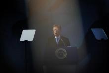 South Korean President Moon Jae-in delivers a speech in Seoul, South Korea, March 1, 2018. PHOTO BY REUTERS/Kim Hong-Ji