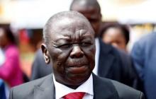 Morgan Tsvangirai, leader of the opposition party Movement for Democratic Change (MDC) arrive ahead of the swearing in of Zimbabwe's new president Emmerson Mnangagwa in Harare, Zimbabwe, November 24, 2017. PHOTO BY REUTERS/Siphiwe Sibeko