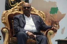 Sudan's President Omar al-Bashir looks at supporters during a rally against the International Criminal Court (ICC), after arriving from Ethiopia, at Khartoum Airport in Sudan, July 30, 2016. PHOTO BY REUTERS/ Mohamed Nureldin Abdallah