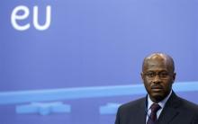 Mali's Prime Minister Oumar Tatam Ly speaks during a joint news conference with European Council President Herman van Rompuy (unseen) in Brussels