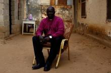 Anglican Bishop Paul Yogusuk poses in the courtyard of his home in the capital Juba, South Sudan, February 19, 2017. PHOTO BY REUTERS/Siegfried Modola