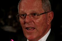 Peru's President Pedro Pablo Kuczynski addresses a news conference with foreign media at the government palace in Lima, Peru, March 9, 2017. PHOTO BY REUTERS/Mariana Bazo