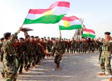 Kurdish Peshmerga forces celebrate Newroz Day, a festival marking spring and the new year, in Kirkuk, March 20, 2017. PHOTO BY REUTERS/Ako Rasheed