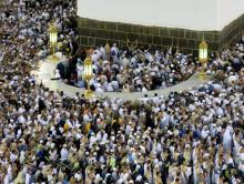 Muslim pilgrims circle the Kaaba at the Grand Mosque in Mecca, September 4, 2016. PHOTO BY REUTERS/Ahmed Jadallah