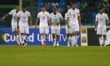 Algeria players react after a goal by Ivory Coast's Wilfried Bony (unseen) during their quarter-final soccer match of the 2015 African Cup of Nations in Malabo, February 1, 2015. PHOTO BY REUTERS/Amr Abdallah Dalsh