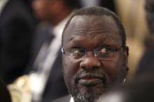 South Sudan's rebel leader Riek Machar attends the 28th Extraordinary Summit of the Intergovernmental Authority on Development (IGAD) Head of State and Government in Addis Ababa, November 6, 2014. PHOTO BY REUTERS/Tiksa Negeri