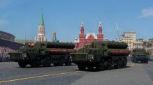 Russian servicemen drive S-400 missile air defence systems during the Victory Day parade, marking the 73rd anniversary of the victory over Nazi Germany in World War Two, at Red Square in Moscow, Russia May 9, 2018. PHOTO BY REUTERS/Sergei Karpukhin