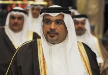 Bahrain's Crown Prince Salman bin Hamad al-Khalifa attends the 25th Arab Summit in Kuwait City