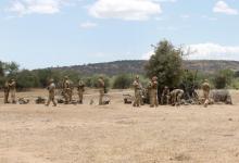 Soldiers are seen during a training session under the British Army Training Unit Kenya (BATUK), at a camp in Laikipia, Kenya, September 30, 2018. PHOTO BY REUTERS/Thomas Mukoya
