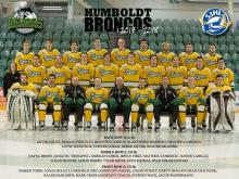 The 2017-2018 Humboldt Broncos Saskatchewan Junior Hockey League team is pictured in this undated handout photo. PHOTO BY REUTERS/Amanda Brochu